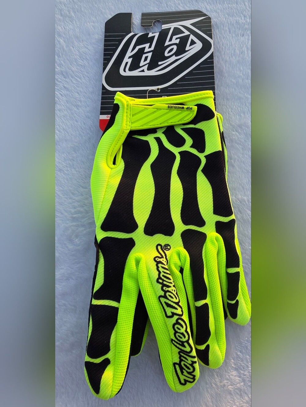 Troy Lee Designs Ace Headline Skeleton Motocross MTB Racing Gloves
